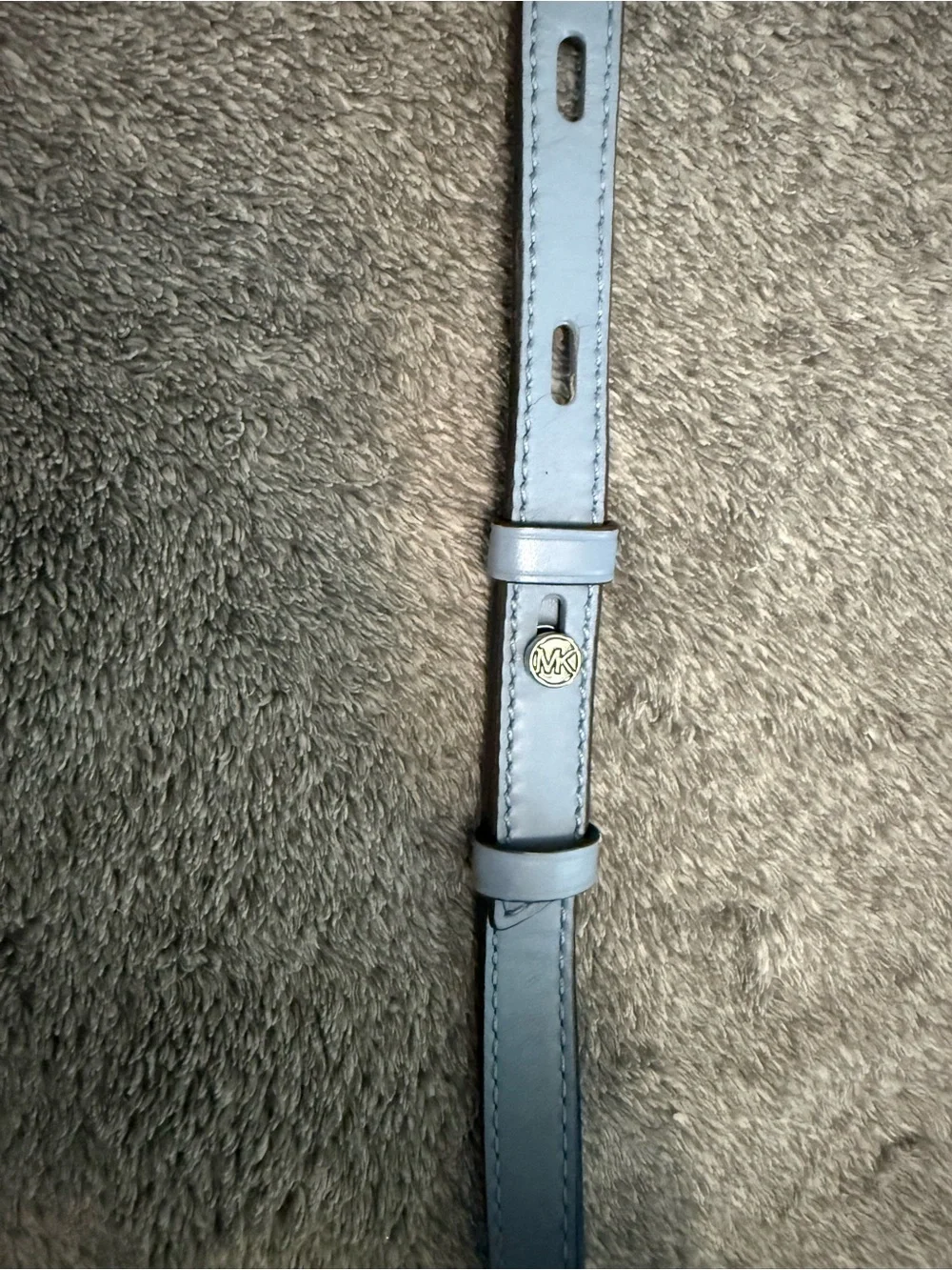 Michael Kors blue leather